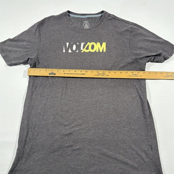 Volcom Mens Short Sleeve Crew Gray Cotton Poly Modern Fit Tee T-shirt XL Y2K - Picture 5 of 9